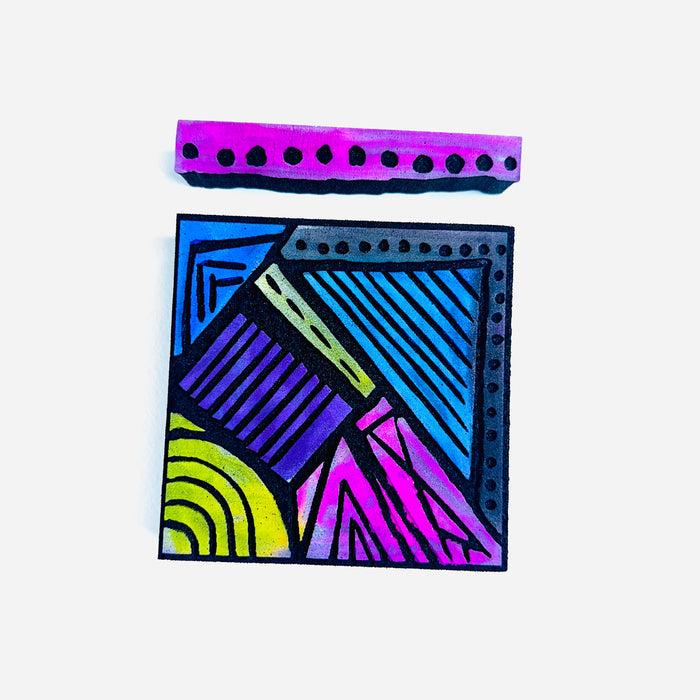 Sarah Matthews | Dots and Angles | Foam Stamps (Set of 2)
