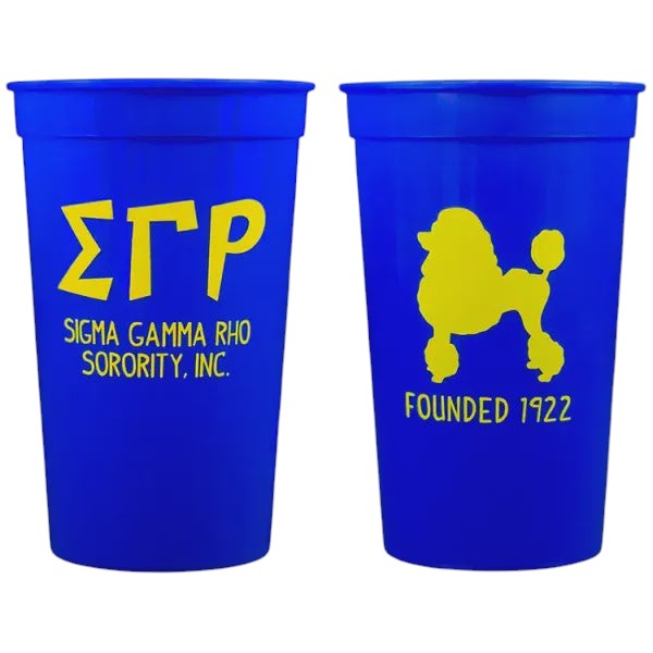 SGRho 22 oz. Plastic Stadium Cup