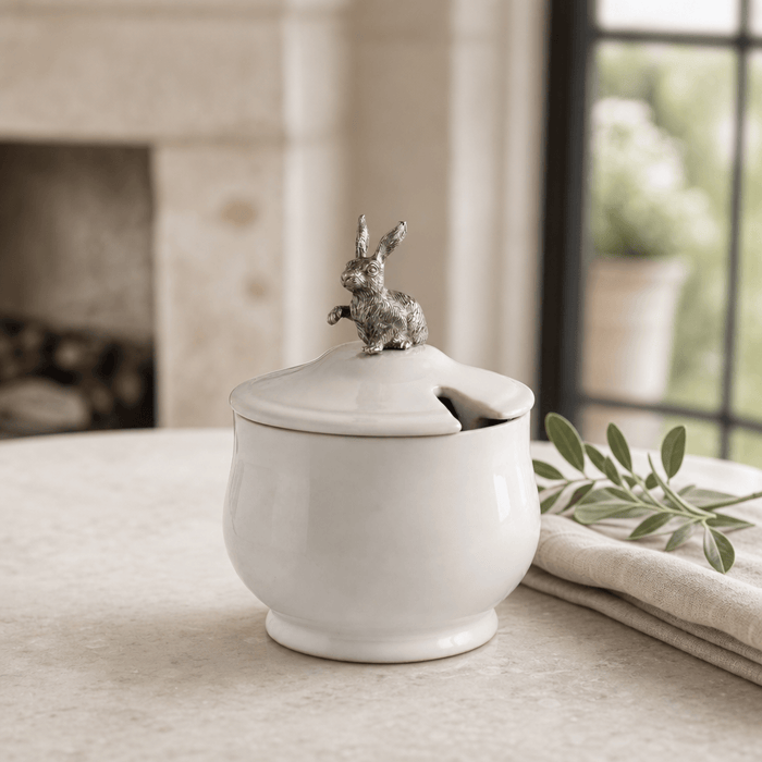Sitting Bunny Sugar Bowl 2