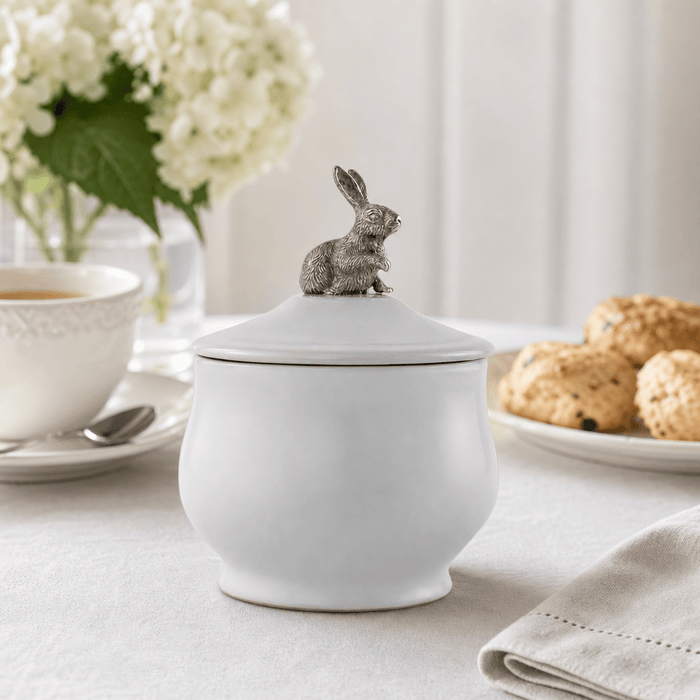 Sitting Bunny Sugar Bowl 7