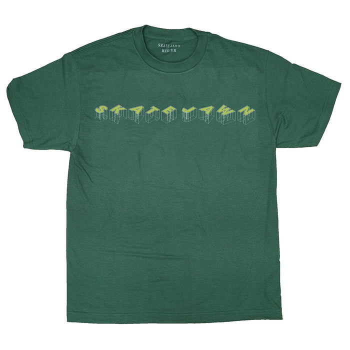 Skate Jawn Blueprint T-Shirt Green pure boardshop