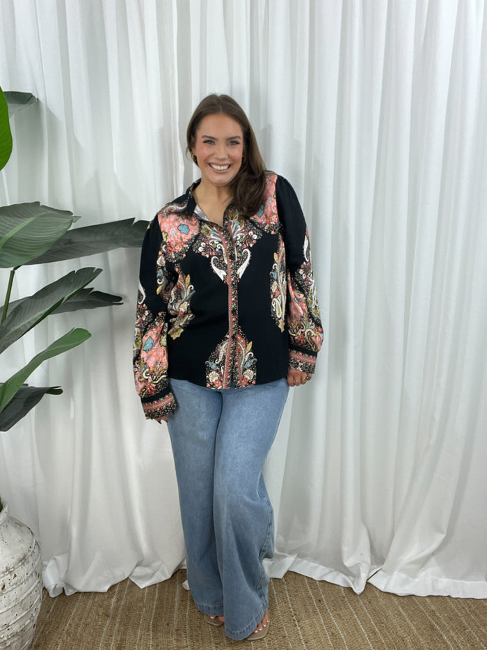 Solana Blouse- Black