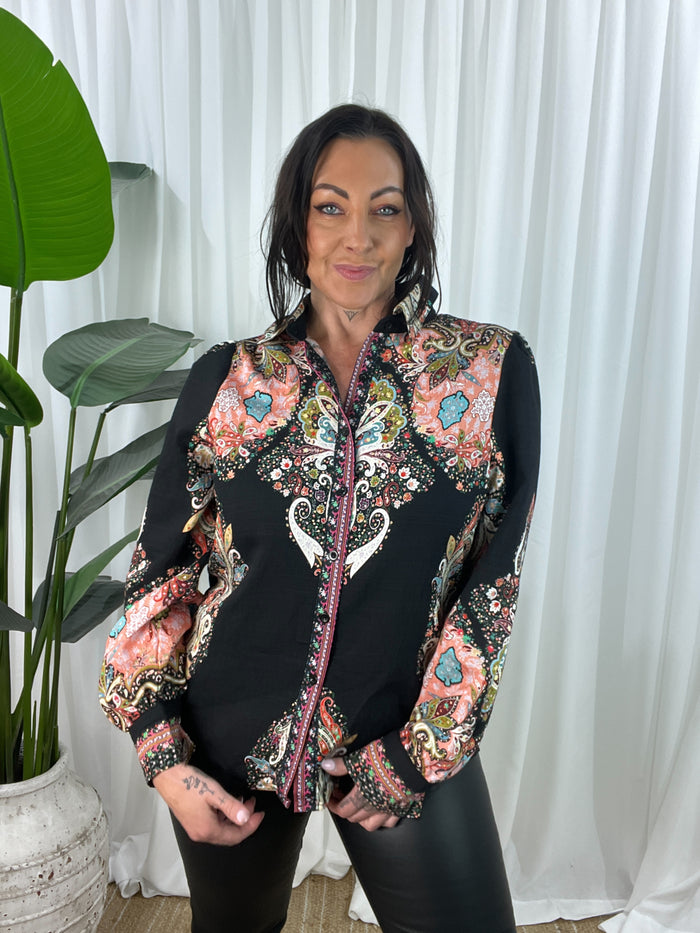 Solana Blouse- Black