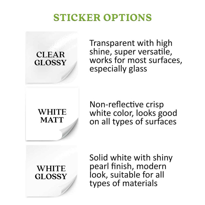 Square Clear Custom Logo + Text Sticker for Branding & Product Labeling - XOXOKristen