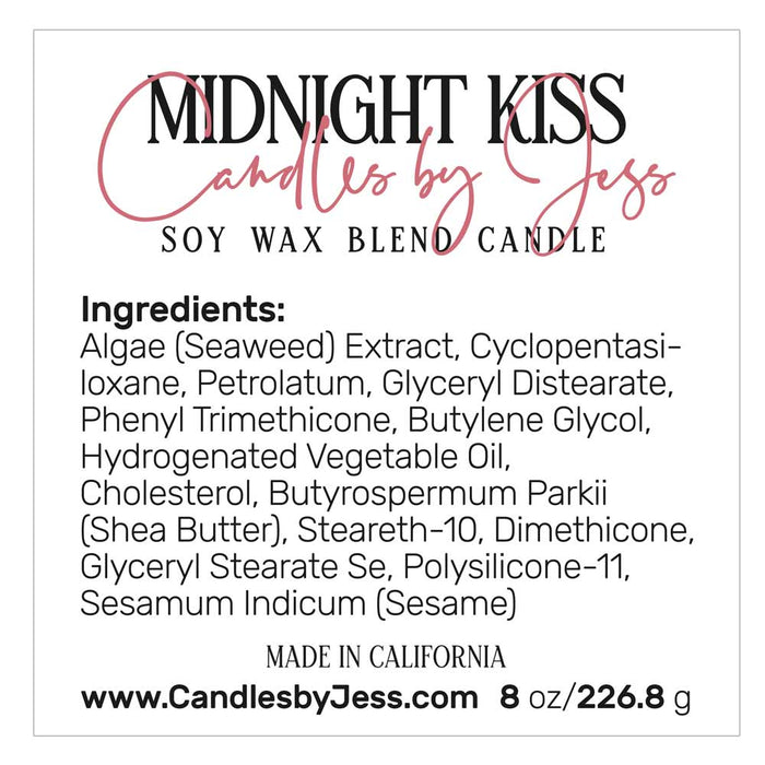 Square Cosmetic Ingredients Labeling Sticker - XOXOKristen