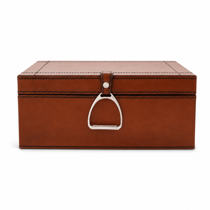 Stirrup Large Leather Box 1