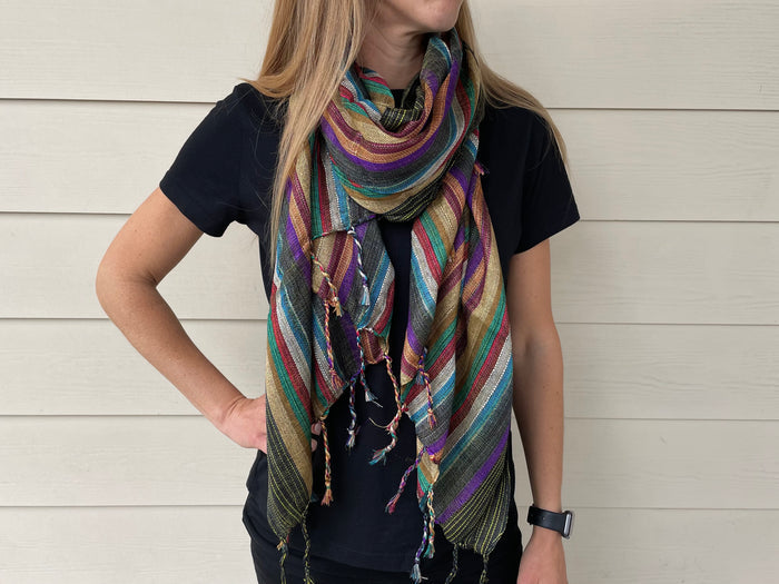 Striped Scarf - Bright Colors