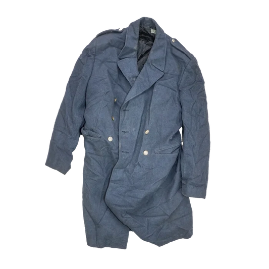 Swedish Army Blue Wool Overcoat - Large - Swedish Army Surplus - Great Coats