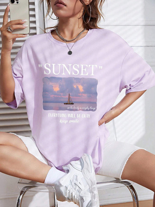 sunset = everything will be okay keep smile