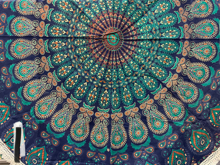 tablecloth - Circle Batik 50"