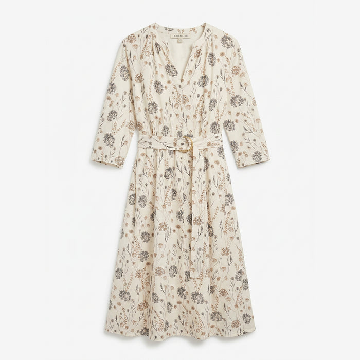 Floral dress on a white background