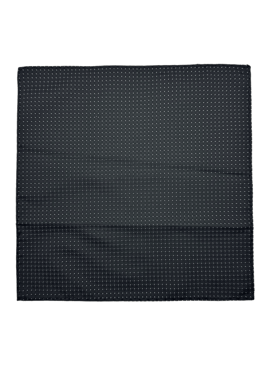 Tribeca Black Dotted Pocket Square
