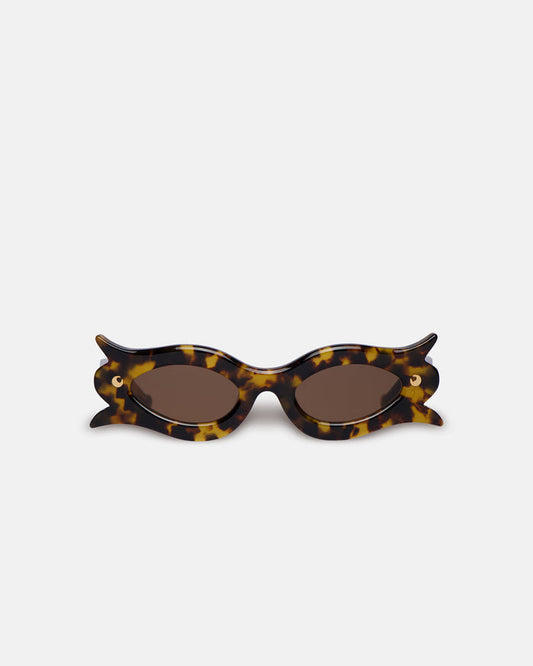 Tully - Bioplastic sunglasses - Dark Amber