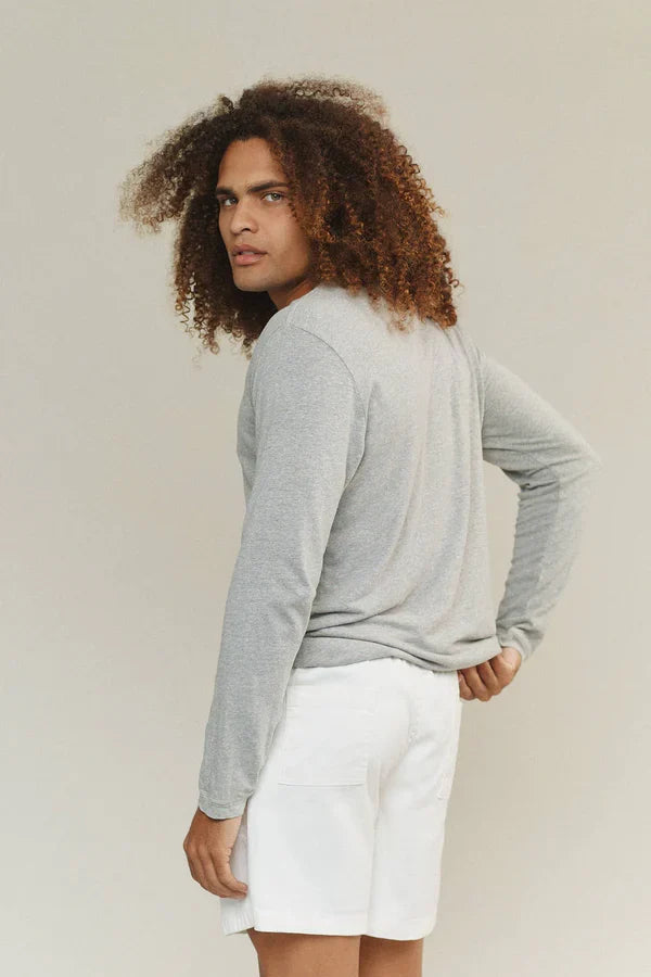 Unisex Heathered Jung Long Sleeve Tee