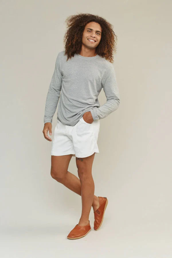 Unisex Heathered Jung Long Sleeve Tee