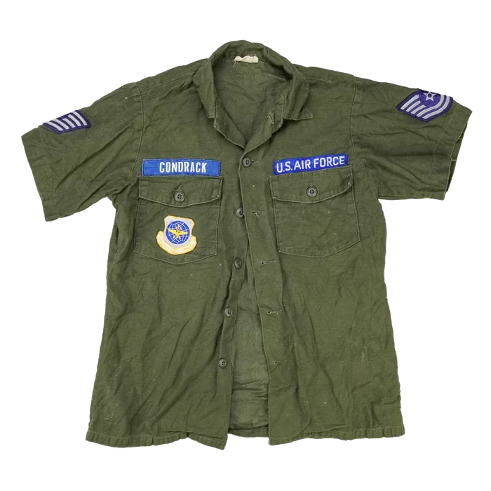 US Air Force OG-107 Short Sleeve Utility Shirt - 15.5x33, Medium - US Air Force Surplus - Field Shirts
