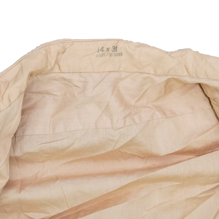 US Army 1950s Khaki Long Sleeve Service Shirt - 14x31, Small - US Army Surplus - Service Shirts