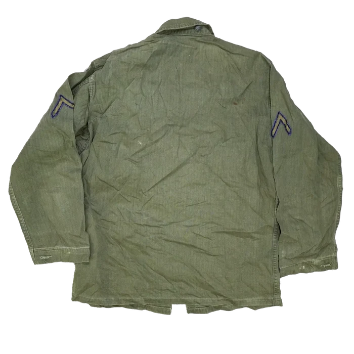 US Army Korean War Era P43 HBT Utility Shirt - 38R, Medium - US Army Surplus - Field Shirts