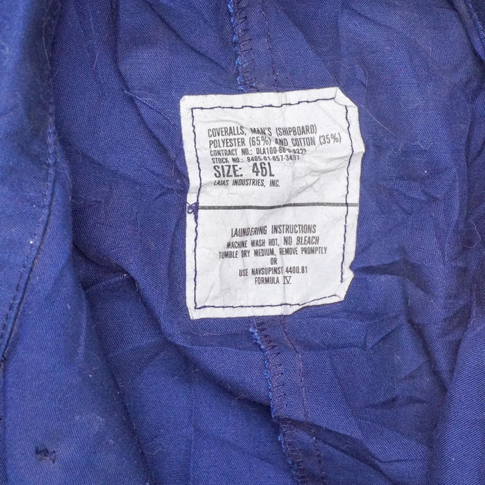 US Navy Shipboard Coveralls - 46L, XLarge - US Navy Surplus - Overalls