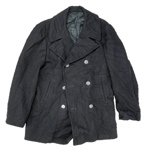 US Navy Wool Pea Coat - XSmall - US Navy Surplus - Great Coats