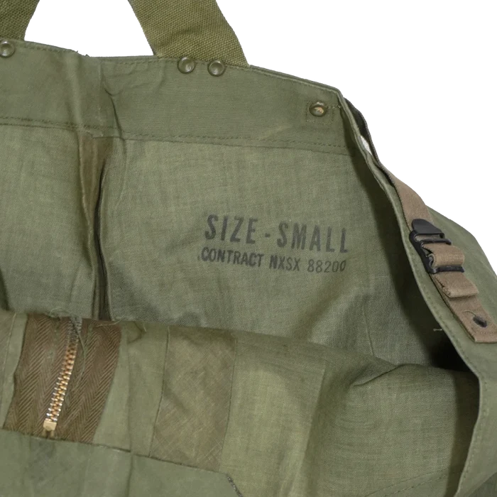 US Navy WW2 Waterproof Bib Overalls - Small - US Navy Surplus - Overalls