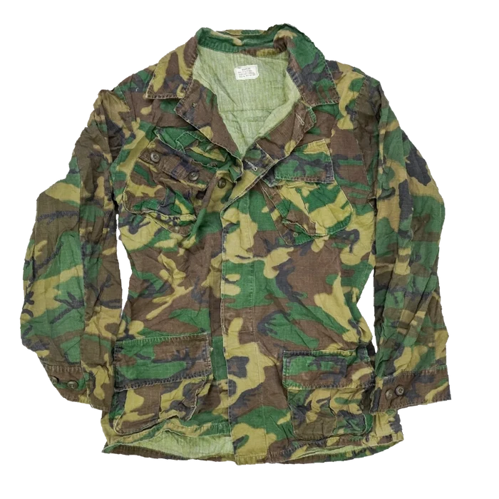 USGI ERDL Jungle Fatigue Shirt - Medium Long - US Army Surplus - Field Shirts