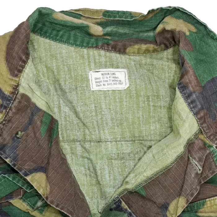 USGI ERDL Jungle Fatigue Shirt - Medium Long - US Army Surplus - Field Shirts