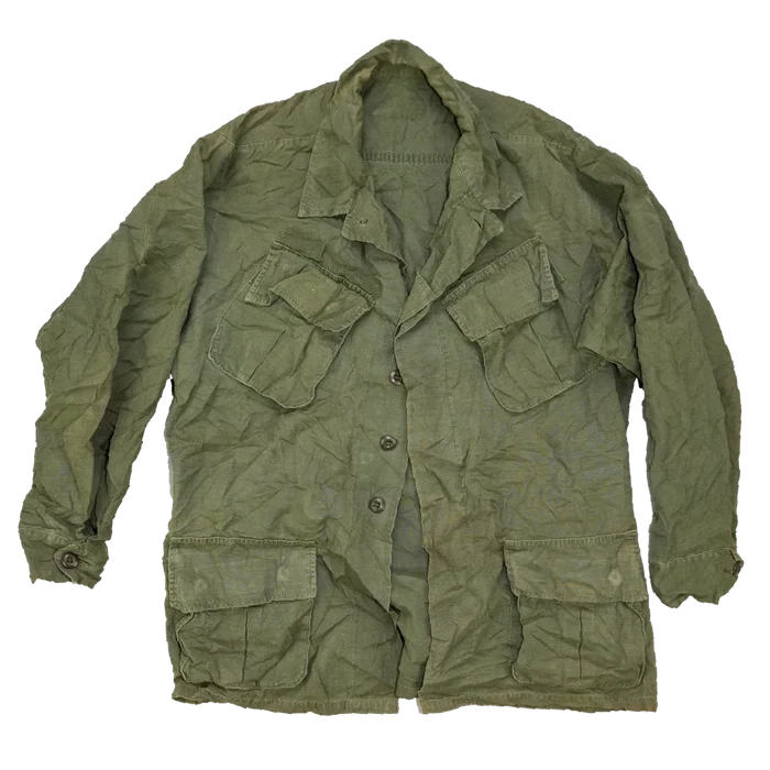 USGI Jungle Fatigue Shirt - Medium Regular - US Army Surplus - Field Shirts