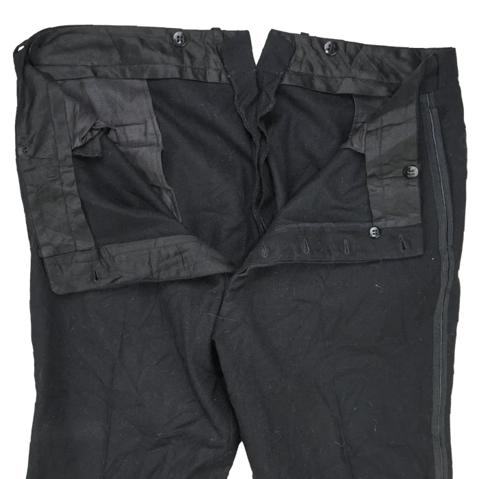 USGI Officers Black Mess Dress Trousers - 42x30 - X Large - US Army Surplus - Dress Trousers
