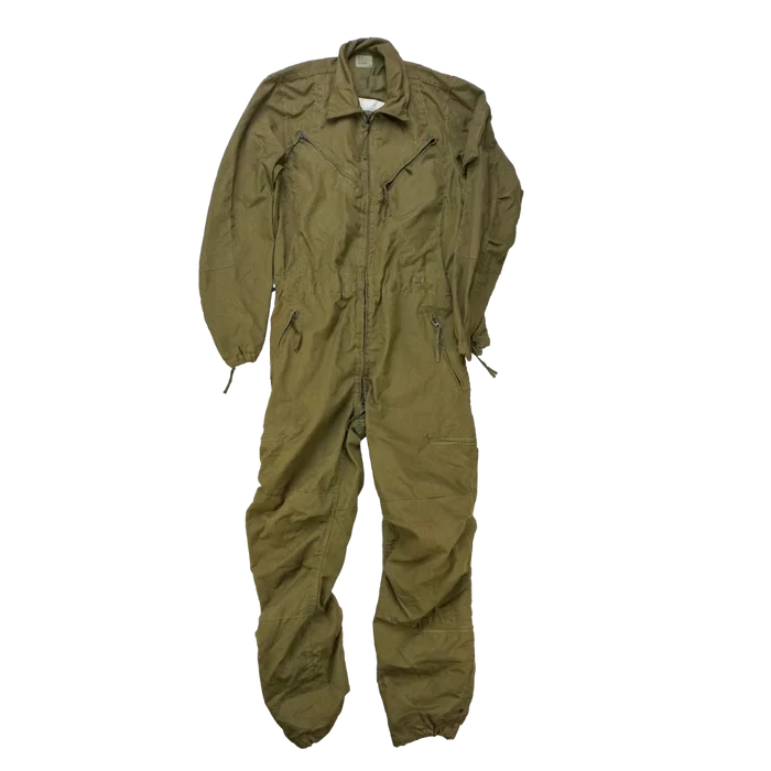 USGI Olive CVC Coveralls - Small Long - US Army Surplus - Overalls