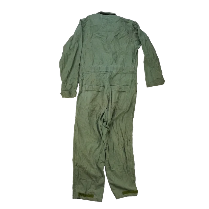 USGI Olive Utility Coveralls - Large - US Army Surplus - Overalls