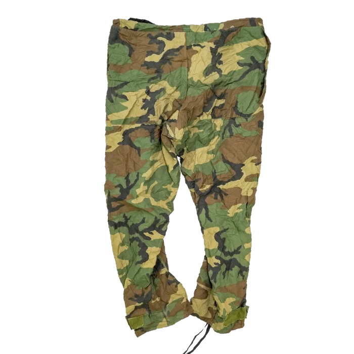 USGI Woodland Gore-Tex Trousers - Large Regular - US Army Surplus - Rain Trousers