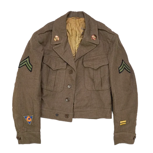 USGI WW2 M1944 Ike Jacket - 36R, Small - US Army Surplus - Field Jackets