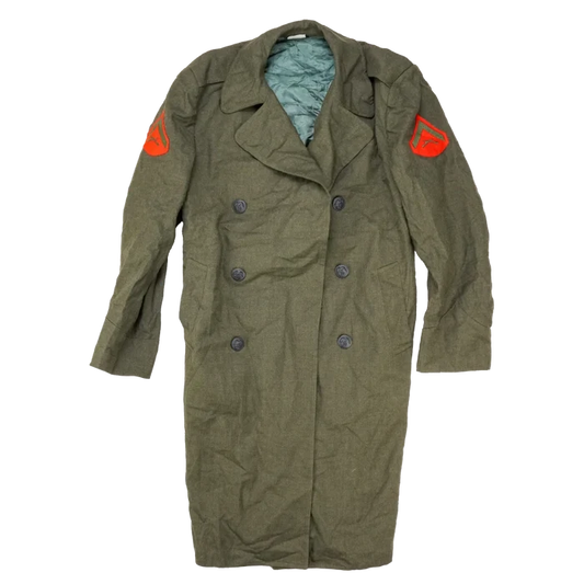 USMC Wool Overcoat - 40S, Medium - USMC Surplus - Great Coats