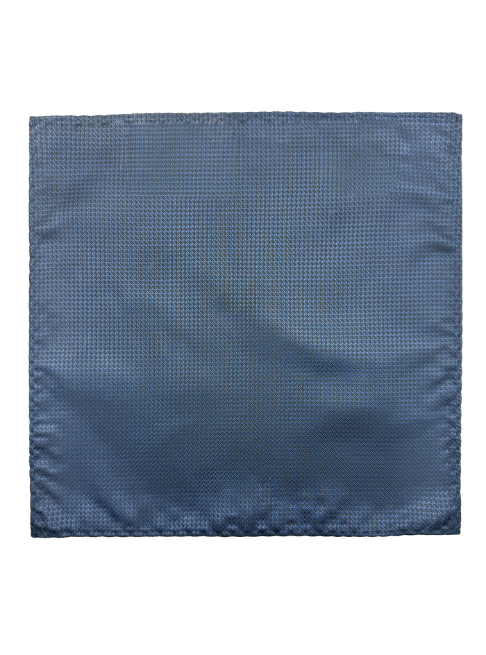 Varick Navy Textured Pocket Square