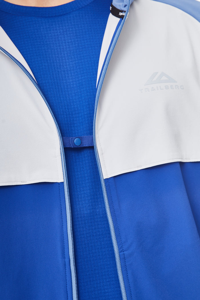 Vista Windbreaker - Space Blue/Blue Essence/Pixel Grey