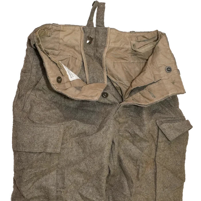 West German Wool Field Trousers - Medium - German Army Surplus - Combat Trousers