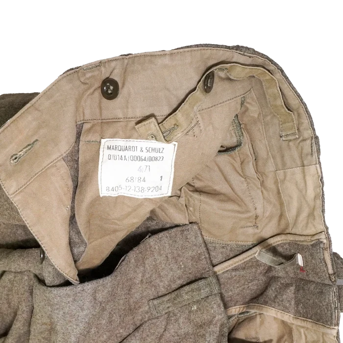 West German Wool Field Trousers - Medium - German Army Surplus - Combat Trousers