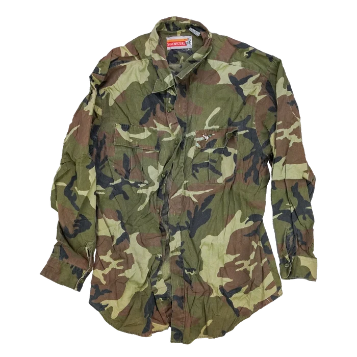 Winchester Woodland Camo Field Shirt - XLarge - Army & Outdoors - Field Shirts