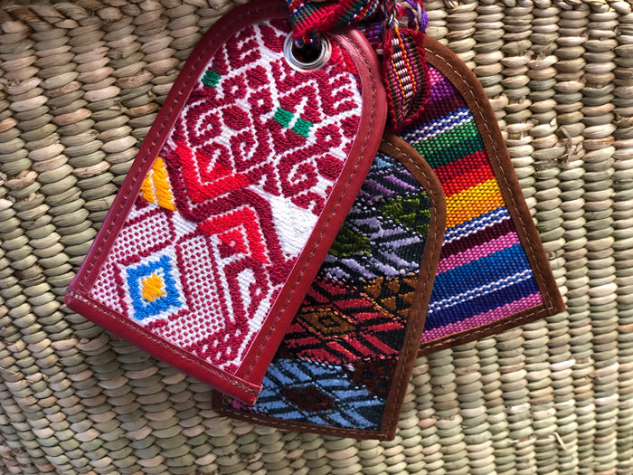 Wipil & Leather Luggage Tag
