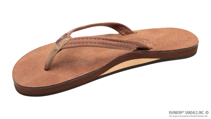 Women's Luxury Leather - Single Layer Arch Support with a 1/2" Narrow Strap