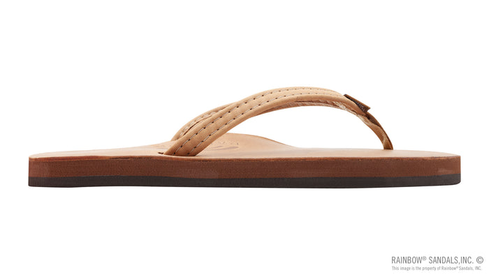 Women's Luxury Leather - Single Layer Arch Support with a 1/2" Narrow Strap