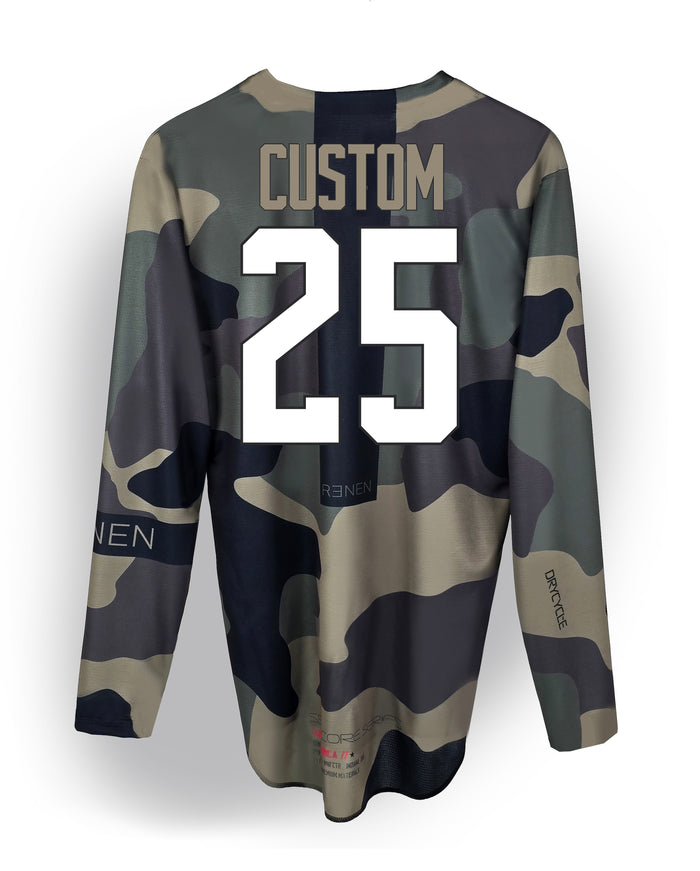 YOUTH S525 Jersey - GREEN CAMO