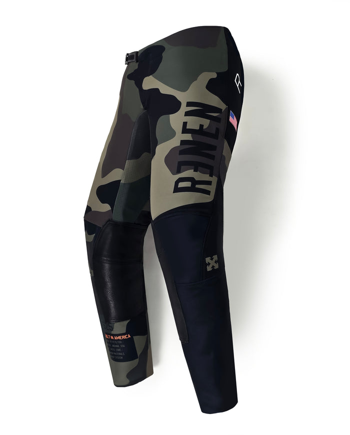 YOUTH S525 RACEPANT - Green Camo