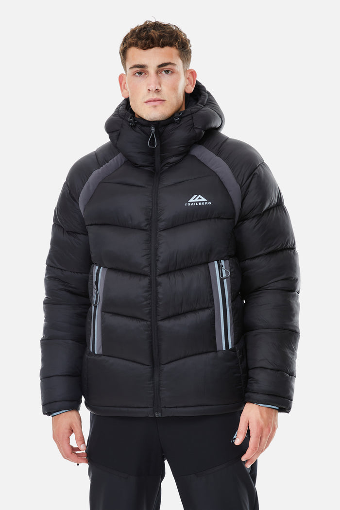 Zermat Insulated Jacket - Black/Volcano Grey