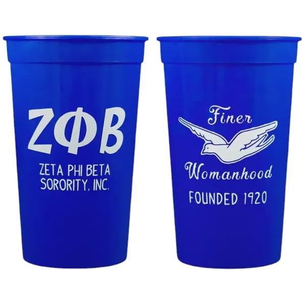 Zeta 22 oz. Plastic Stadium Cup