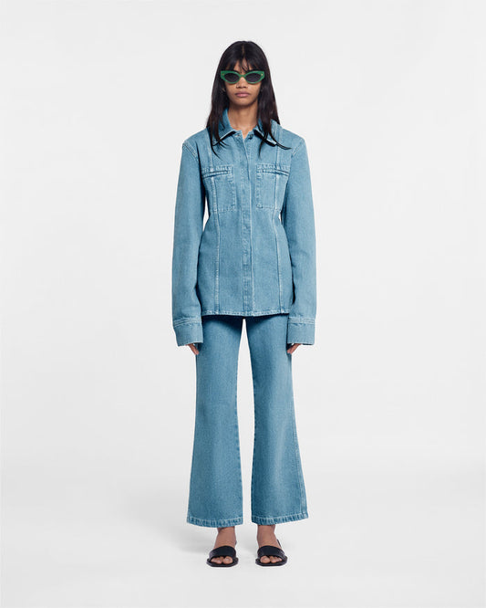 Zoey - Cropped jeans - Eco Light Wash